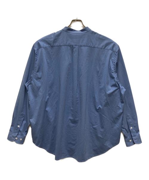 KANEMASA PHIL.（カネマサフィル）KANEMASA PHIL. (カネマサフィル) バンドカラーシャツ スカイブルー サイズ:FREEの古着・服飾アイテム