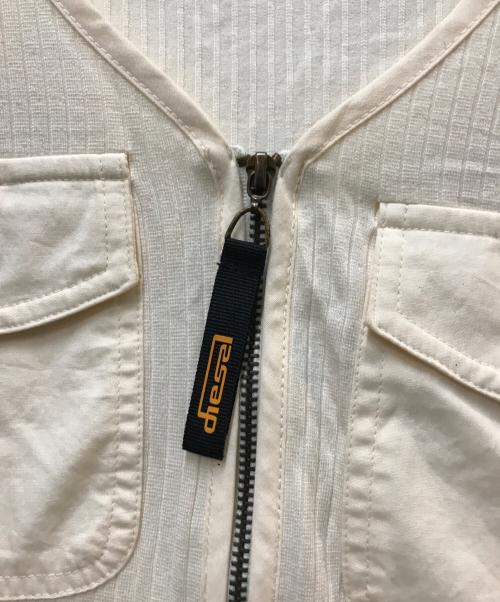 DIESEL（ディーゼル）DIESEL (ディーゼル) T-BORDIE-R TOP ベージュ サイズ:Mの古着・服飾アイテム