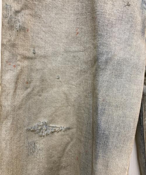 ANCELLM（アンセルム）ANCELLM (アンセルム) CRASH MIDDLE STRAIGHT 5P DENI デニムパンツ ブルー サイズ:1の古着・服飾アイテム