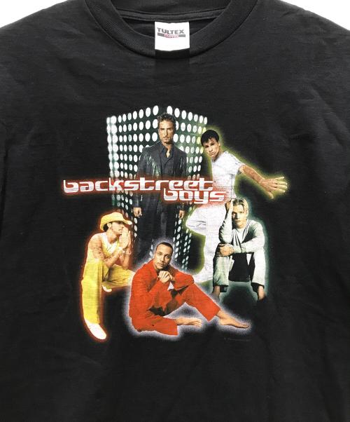 TULTEX（タルテックス）TULTEX (タルテックス) 90S BACKSTREET BOYS プリントTシャツ ブラック サイズ:キッズ XLの古着・服飾アイテム
