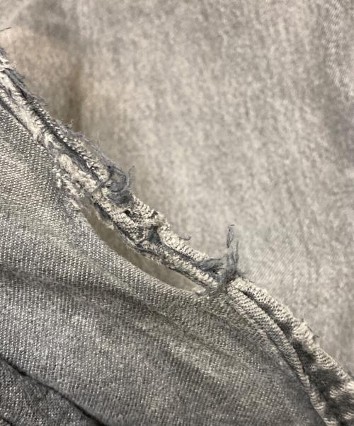 ANCELLM（アンセルム）ANCELLM (アンセルム) DENIM WIDE SLACKS デニムパンツ ブラック サイズ:Lの古着・服飾アイテム