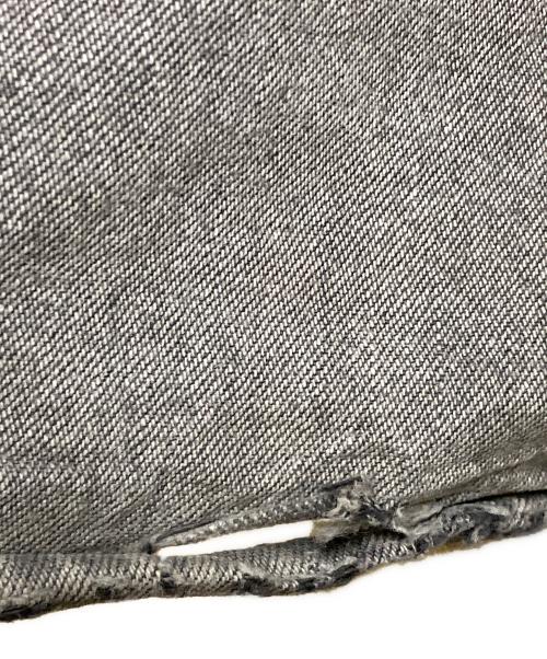 ANCELLM（アンセルム）ANCELLM (アンセルム) DENIM WIDE SLACKS デニムパンツ ブラック サイズ:Lの古着・服飾アイテム