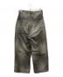 ANCELLM (アンセルム) DENIM WIDE SLACKS デニムパンツ ブラック サイズ:L：20000円
