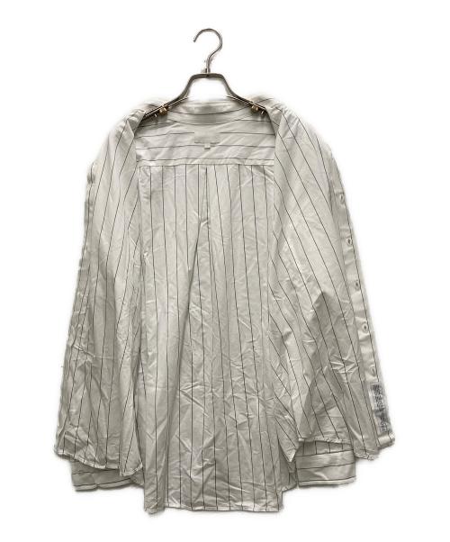 KANEMASA PHIL.（カネマサフィル）KANEMASA PHIL. (カネマサフィル) 46G Stripe Atmosphere Shirt サイズ:Sの古着・服飾アイテム