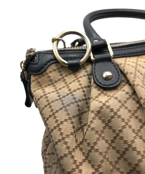 GUCCI（グッチ）GUCCI (グッチ) ディアマンテ スーキー 2WAYハンドバッグ ベージュの古着・服飾アイテム