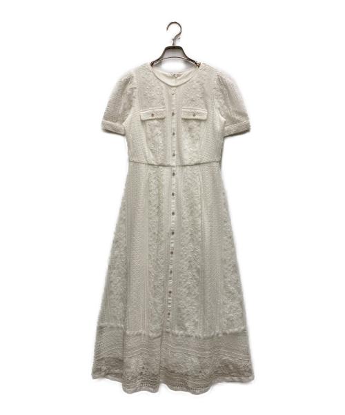 HER LIP TO（ハーリップトゥ）Her lip to (ハーリップトゥ) Le Royal Monceau Lake Dress ホワイト サイズ:Sの古着・服飾アイテム
