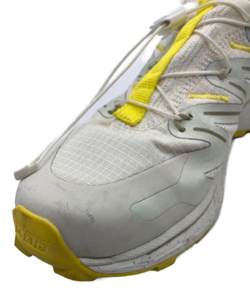 SALOMON（サロモン）SALOMON (サロモン) XT-Rush 2 ローカットスニーカー ホワイト×イエロー サイズ:23.5cmの古着・服飾アイテム