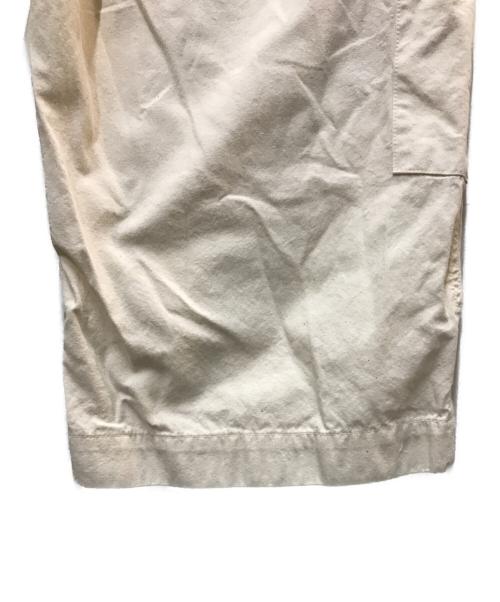 amachi.（アマチ）amachi. (アマチ) Double Knee Cargo Pants - Light Weight ダブルニーパンツ ホワイト サイズ:4の古着・服飾アイテム