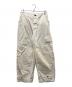 amachi.（アマチ）の古着「Double Knee Cargo Pants - Light Weight ダブルニーパンツ」｜ホワイト