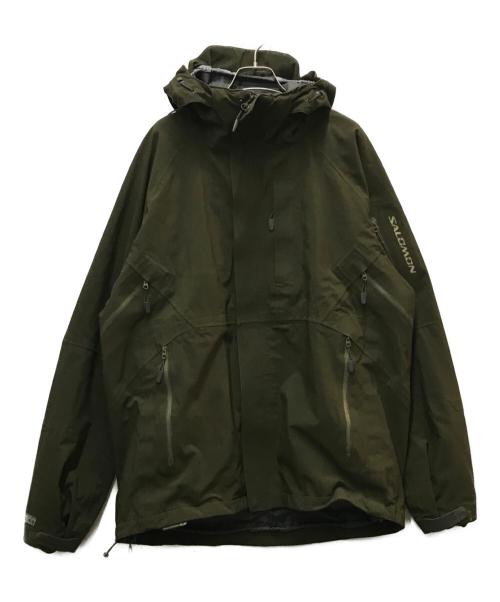 SALOMON（サロモン）SALOMON (サロモン) 00's シェルジャケット ブラウン サイズ:Lの古着・服飾アイテム