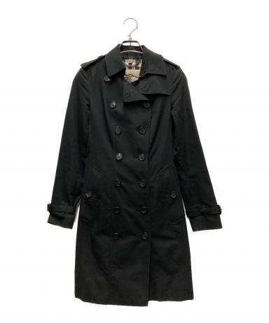 中古・古着通販】BURBERRY (バーバリー) トレンチコート ブラック