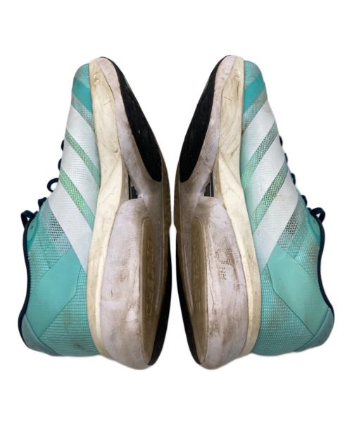 adidas（アディダス）adidas (アディダス) アディゼロ ボストン13 ローカットスニーカー グリーン サイズ:27.5㎝の古着・服飾アイテム