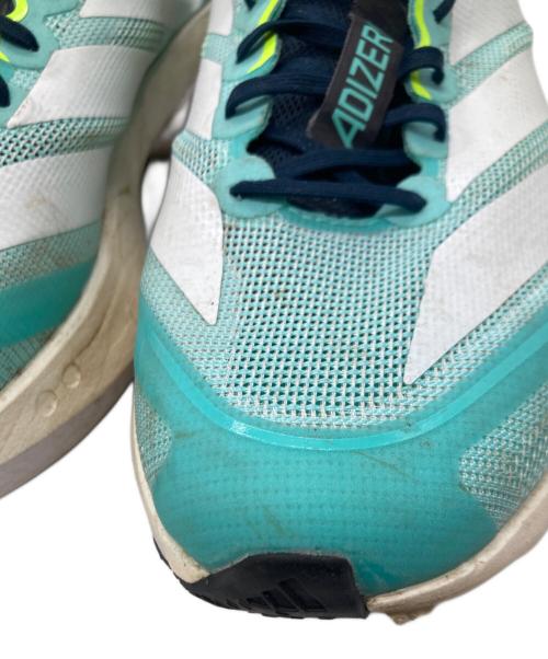 adidas（アディダス）adidas (アディダス) アディゼロ ボストン13 ローカットスニーカー グリーン サイズ:27.5㎝の古着・服飾アイテム