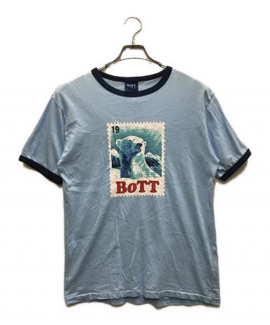 中古・古着通販】BoTT (ボット) Bear Stamp Ringer Tee リンガーT
