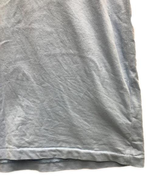 BoTT（ボット）BoTT (ボット) Bear Stamp Ringer Tee リンガーTシャツ スカイブルー サイズ:Mの古着・服飾アイテム