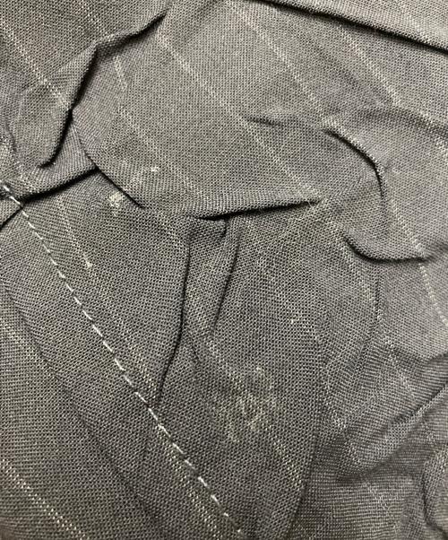 MM6 Maison Margiela（エムエムシックスメゾンマルジェラ）MM6 Maison Margiela (エムエムシックスメゾンマルジェラ) クラッシュトレンチコート ネイビー サイズ:36の古着・服飾アイテム