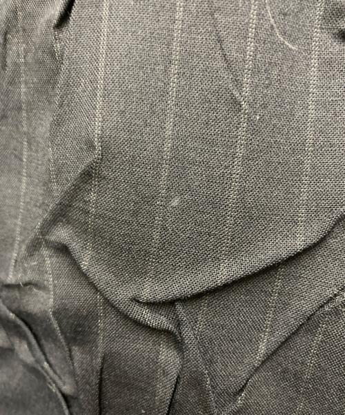 MM6 Maison Margiela（エムエムシックスメゾンマルジェラ）MM6 Maison Margiela (エムエムシックスメゾンマルジェラ) クラッシュトレンチコート ネイビー サイズ:36の古着・服飾アイテム