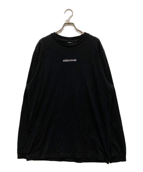 stussy（ステューシー）stussy (ステューシー) Matthew M Williams (マシューウィリアムズ) MMW L/S Tee ブラック サイズ:XLの古着・服飾アイテム