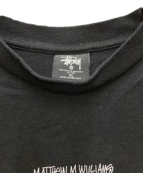 stussy（ステューシー）stussy (ステューシー) Matthew M Williams (マシューウィリアムズ) MMW L/S Tee ブラック サイズ:XLの古着・服飾アイテム