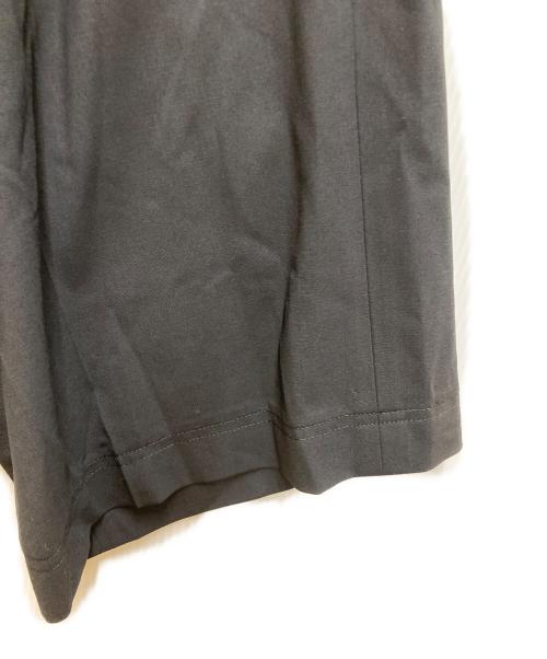 theory（セオリー）theory (セオリー) ストレッチウールセンタープリーツパンツ ブラックの古着・服飾アイテム