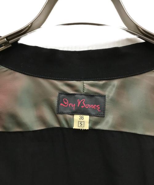 Dry Bones（ドライボーンズ）Dry bones (ドライボーンズ) レーヨンシャツ ブラック サイズ:36の古着・服飾アイテム