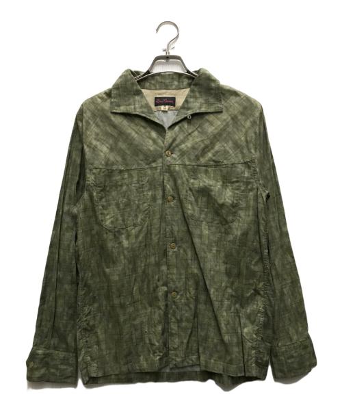Dry Bones（ドライボーンズ）Dry Bones (ドライボーンズ) コットンシャツ グリーン サイズ:38の古着・服飾アイテム