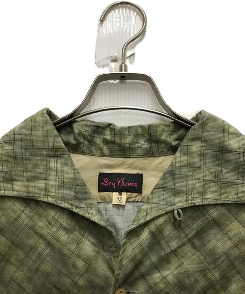 Dry Bones（ドライボーンズ）Dry Bones (ドライボーンズ) コットンシャツ グリーン サイズ:38の古着・服飾アイテム