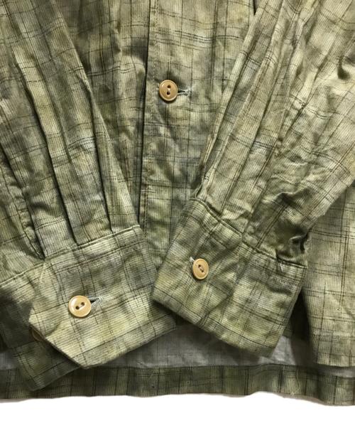 Dry Bones（ドライボーンズ）Dry Bones (ドライボーンズ) コットンシャツ グリーン サイズ:38の古着・服飾アイテム