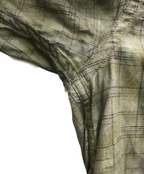 Dry Bones（ドライボーンズ）Dry Bones (ドライボーンズ) コットンシャツ グリーン サイズ:38の古着・服飾アイテム
