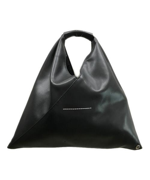 MM6 Maison Margiela（エムエムシックスメゾンマルジェラ）MM6 Maison Margiela (エムエムシックスメゾンマルジェラ) エコレザー ジャパニーズスモールトート ブラックの古着・服飾アイテム