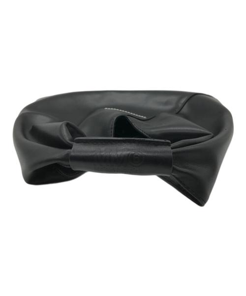 MM6 Maison Margiela（エムエムシックスメゾンマルジェラ）MM6 Maison Margiela (エムエムシックスメゾンマルジェラ) エコレザー ジャパニーズスモールトート ブラックの古着・服飾アイテム