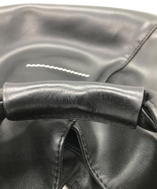 MM6 Maison Margiela（エムエムシックスメゾンマルジェラ）MM6 Maison Margiela (エムエムシックスメゾンマルジェラ) エコレザー ジャパニーズスモールトート ブラックの古着・服飾アイテム