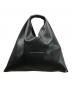 MM6 Maison Margiela（エムエムシックスメゾンマルジェラ）の古着「エコレザー ジャパニーズスモールトート」｜ブラック