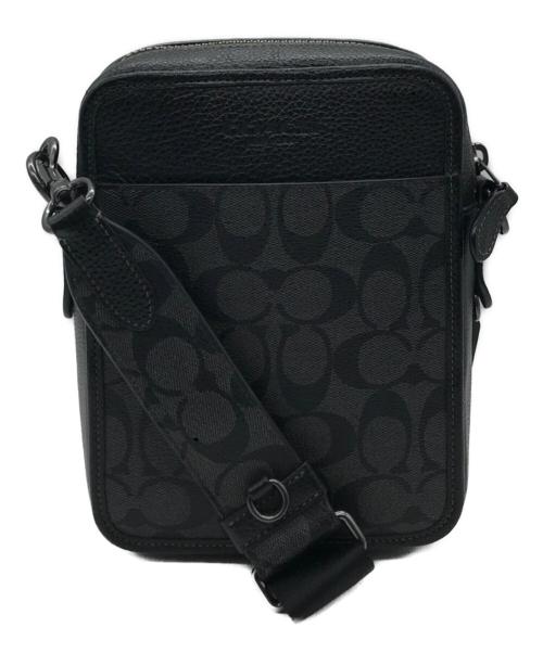 COACH（コーチ）COACH (コーチ) サリバン クロスボディ シグネチャー キャンバス ブラックの古着・服飾アイテム