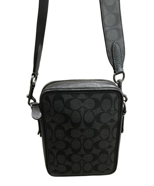 COACH（コーチ）COACH (コーチ) サリバン クロスボディ シグネチャー キャンバス ブラックの古着・服飾アイテム
