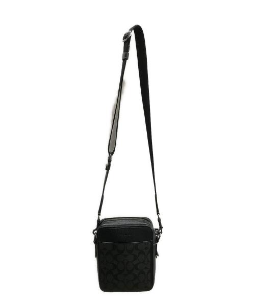 COACH（コーチ）COACH (コーチ) サリバン クロスボディ シグネチャー キャンバス ブラックの古着・服飾アイテム