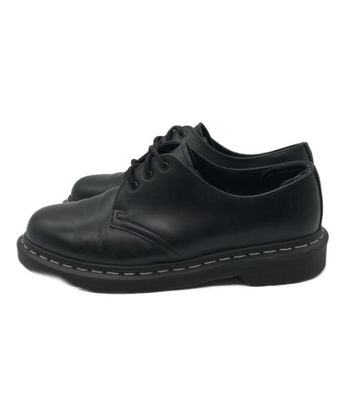 Dr.Martens（ドクターマーチン）Dr.Martens (ドクターマーチン) 1461 ホワイトステッチ 3 ホール シューズ ブラック サイズ: UK 7の古着・服飾アイテム