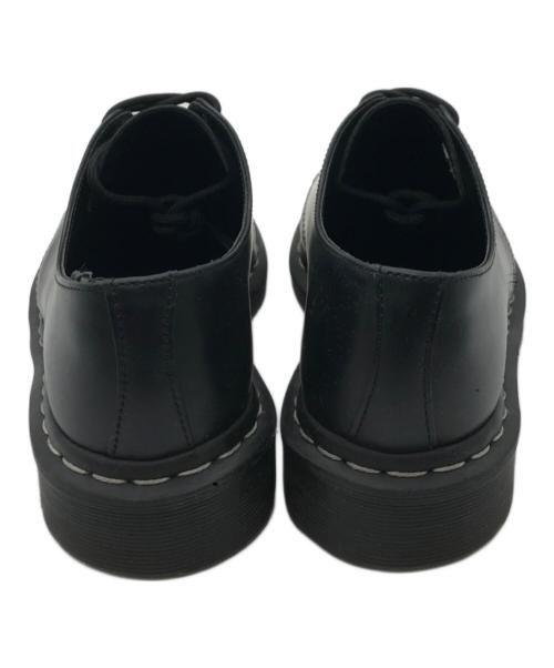 Dr.Martens（ドクターマーチン）Dr.Martens (ドクターマーチン) 1461 ホワイトステッチ 3 ホール シューズ ブラック サイズ: UK 7の古着・服飾アイテム