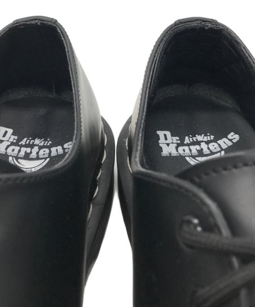 Dr.Martens（ドクターマーチン）Dr.Martens (ドクターマーチン) 1461 ホワイトステッチ 3 ホール シューズ ブラック サイズ: UK 7の古着・服飾アイテム