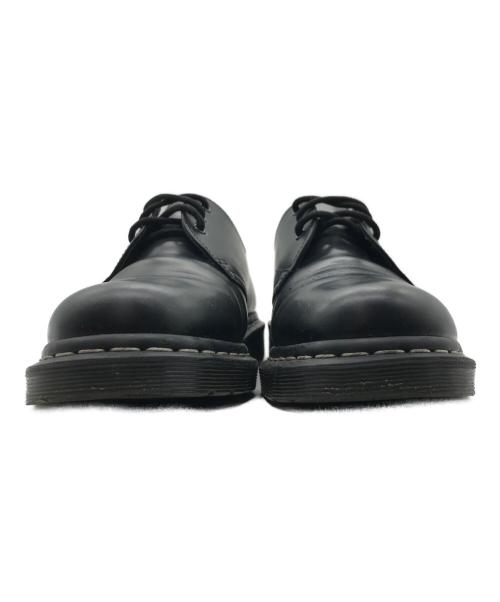 Dr.Martens（ドクターマーチン）Dr.Martens (ドクターマーチン) 1461 ホワイトステッチ 3 ホール シューズ ブラック サイズ: UK 7の古着・服飾アイテム