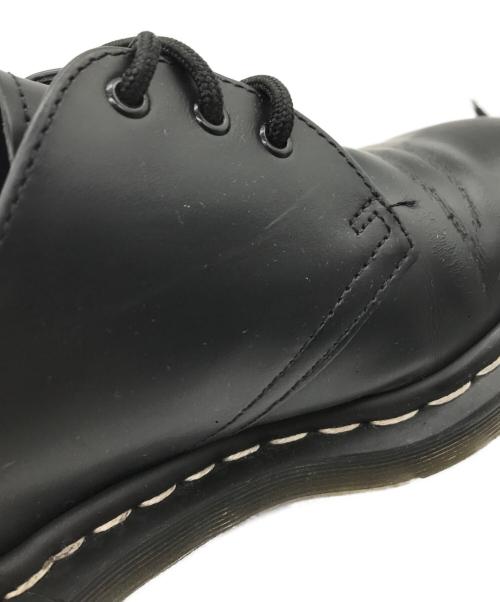 Dr.Martens（ドクターマーチン）Dr.Martens (ドクターマーチン) 1461 ホワイトステッチ 3 ホール シューズ ブラック サイズ: UK 7の古着・服飾アイテム