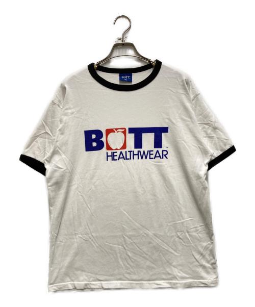 BoTT（ボット）BoTT (ボット) HEALTHWEAR リンガーTシャツ ホワイト サイズ:XLの古着・服飾アイテム