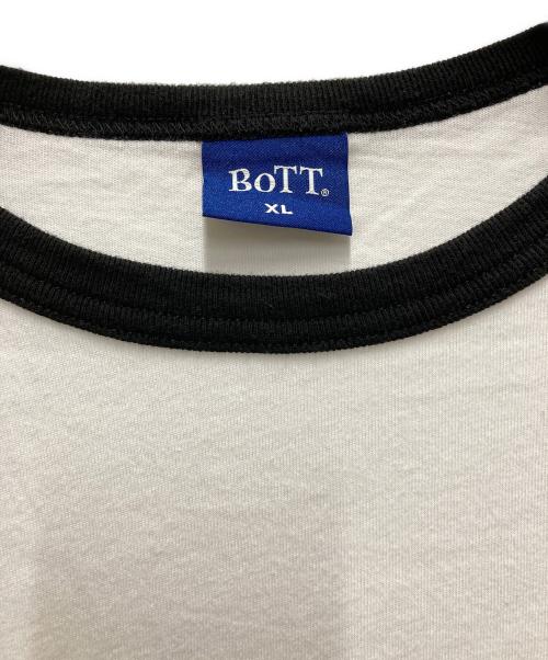 BoTT（ボット）BoTT (ボット) HEALTHWEAR リンガーTシャツ ホワイト サイズ:XLの古着・服飾アイテム