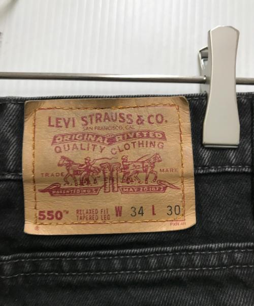LEVI'S（リーバイス）LEVI'S (リーバイス) 550 デニムパンツ ブラック サイズ:34の古着・服飾アイテム