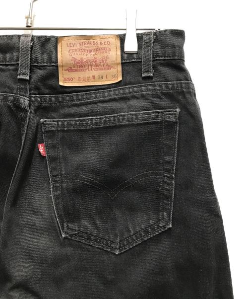 LEVI'S（リーバイス）LEVI'S (リーバイス) 550 デニムパンツ ブラック サイズ:34の古着・服飾アイテム