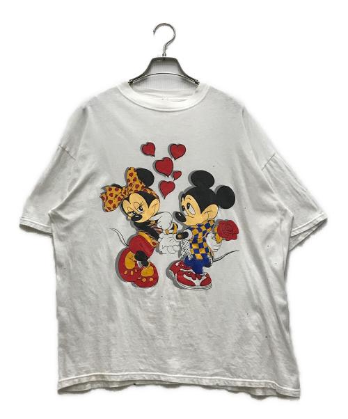 DISNEY（ディズニ―）DISNEY (ディズニ―) 00'S Disney Tee ホワイト サイズ:XLの古着・服飾アイテム