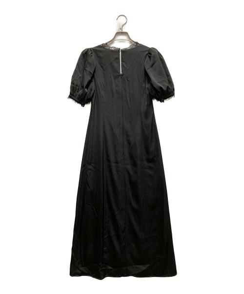 COELIE（コエリー）COELIE (コエリー) レースDockingサテンドレス ブラック サイズ:Sの古着・服飾アイテム