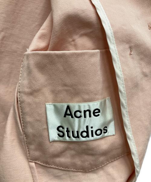 Acne studios（アクネ ストゥディオズ）Acne studios (アクネ ストゥディオズ) テーラードジャケット ピンク サイズ:46の古着・服飾アイテム