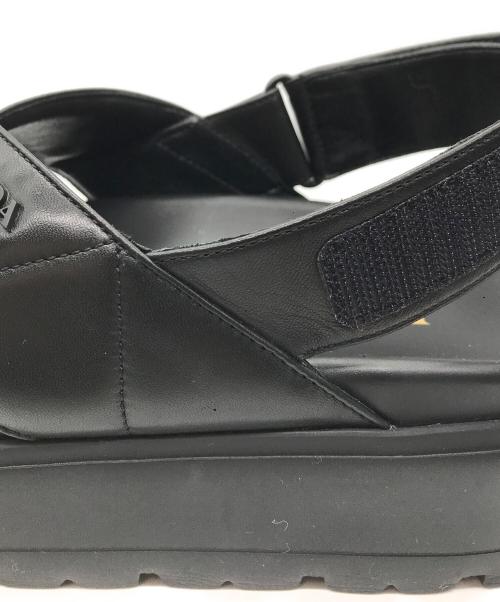 PRADA（プラダ）PRADA (プラダ) CALZATURE DONNA サンダル ブラック サイズ:SIZE 36 1/2の古着・服飾アイテム
