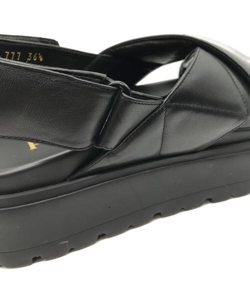 PRADA（プラダ）PRADA (プラダ) CALZATURE DONNA サンダル ブラック サイズ:SIZE 36 1/2の古着・服飾アイテム